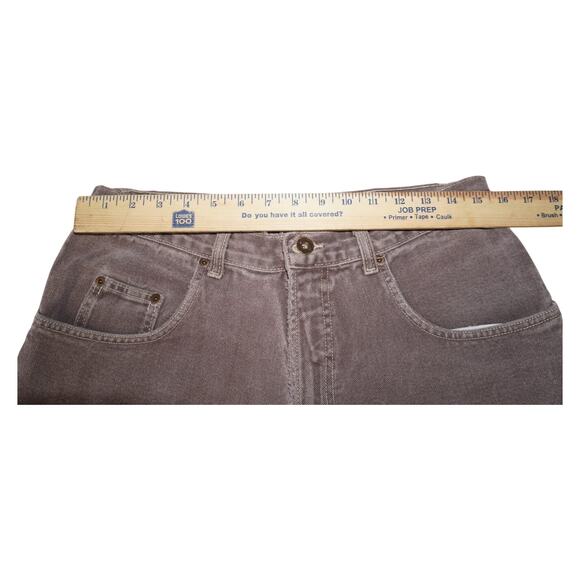 Vintage Utility Carpenter Shorts Men’s 34 Brown Baggy Fit Distressed Hem - Picture 4 of 7